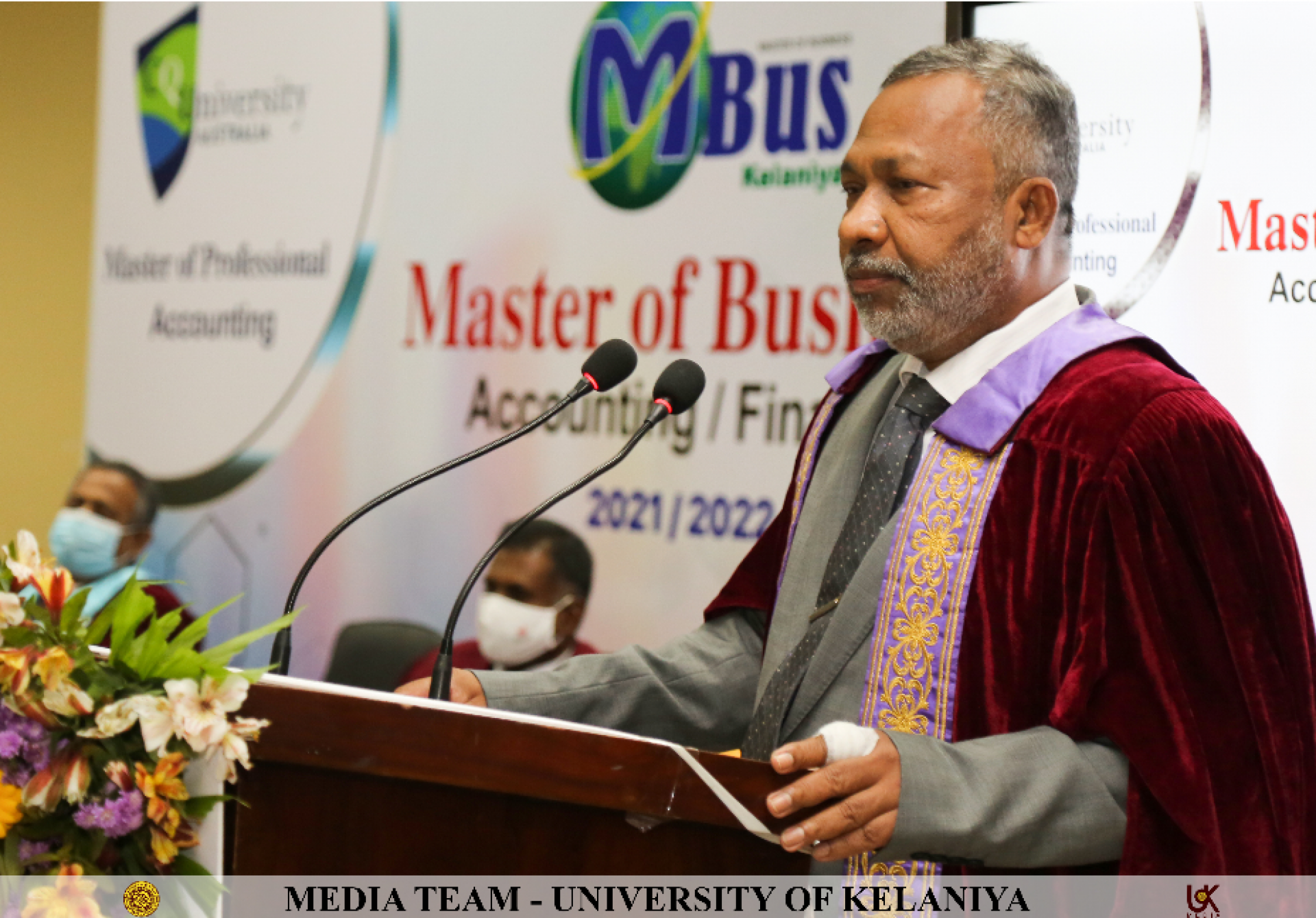 The inauguration ceremony of Master in Business and Management
